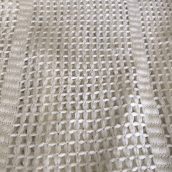 creamy ivory boho cozy poncho/wrap nwt🍂 - Picture 6 of 8